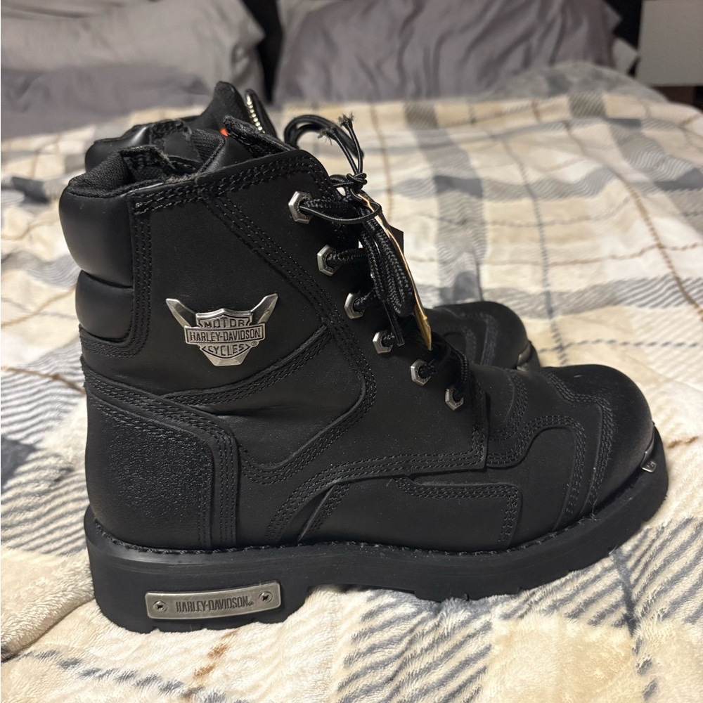 Harley-Davidson Black Leather Boots